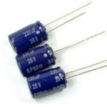 220uF 25V Electrolytic Capacitor