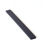 1x40 Pin 2.54mm Pitch Female Berg Strip / Header - Straight