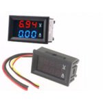Digital Voltmeter (0-100V) and Ammeter (10 A) Dual Led Voltage Current Measurement Module