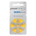 PowerOne P10 Hearing AID Battery - 6 Pieces Pack