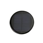 6V 80mA Mini Solar Panel 80mm Round for DIY Project